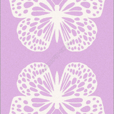 Ковер польский Agnella Soft Butterfly rose (полипропилен)
