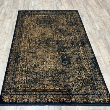 Ковер турецкий 8656A DALIA (Акрил, желтый, черный)