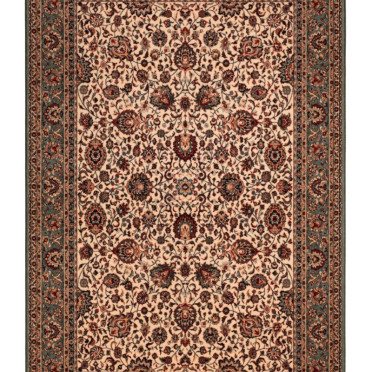 Ковер бельгийский 4362101 KASHQAI Shapur (Шерсть, бежевый, зеленый)