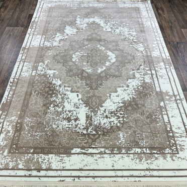 Иранский ковер Iran VERSAILLES 4157 (Бамбуковый шелк, бежевый)