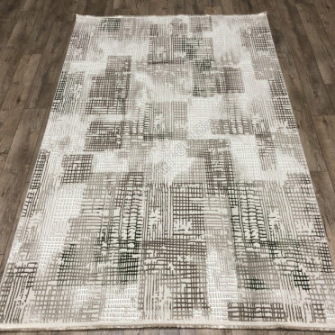 Турецкий ковер Elite Carpet OTTO 30142A (Полиэстер, бежевый, зеленый)