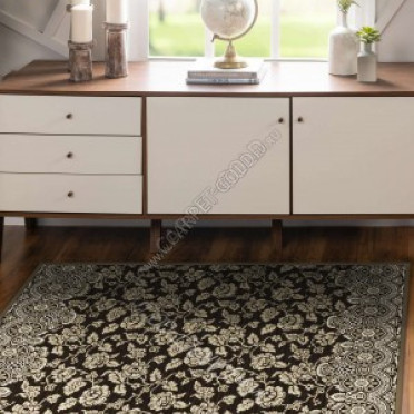 Ковер бельгийский 38247-7525-70 Genova (Вискоза, черный)