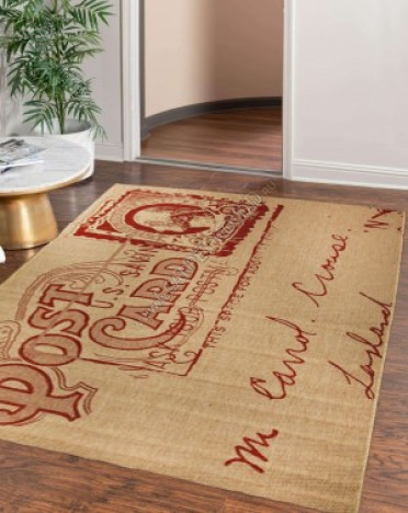 Циновка из Бельгии Cottage 4527-3701 NATURAL RED