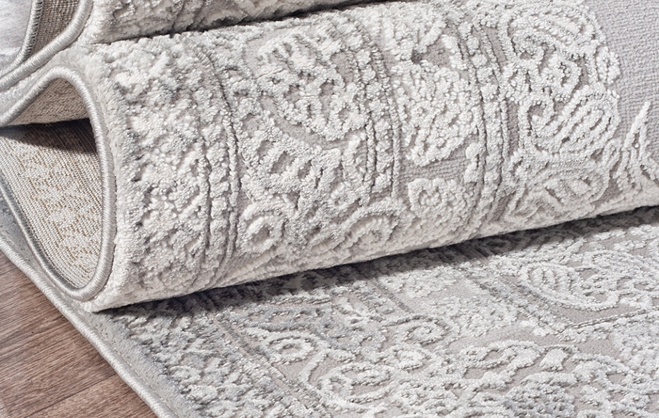 Ковер турецкий прямоугольный 03763A GREY - коллекция ARMINA