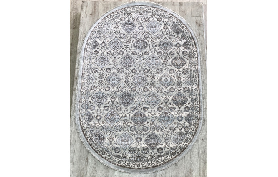 Ковер Avon 36858A OVAL L.GREY BLUE