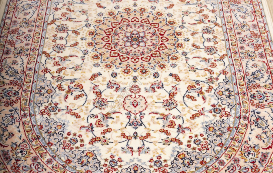 Монгольский ковер HUNNU (шерсть + вискоза) 6C1101 001 овальный