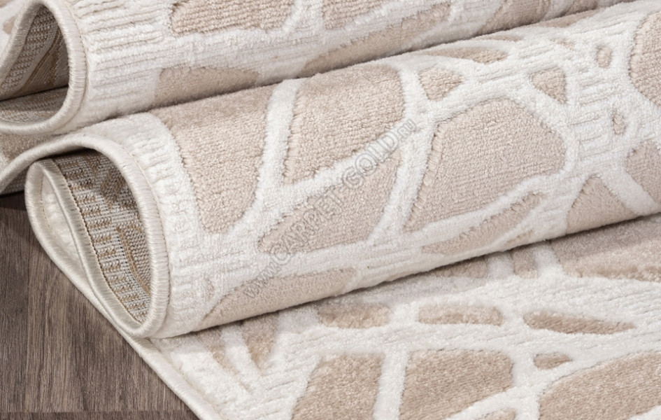 Российский ковер D967 - BEIGE - Прямоугольник - коллекция MIRANDA