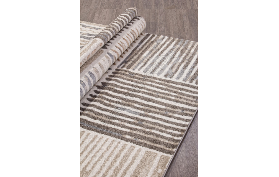 Российский ковер F043 - BEIGE - Прямоугольник - коллекция TORNADO