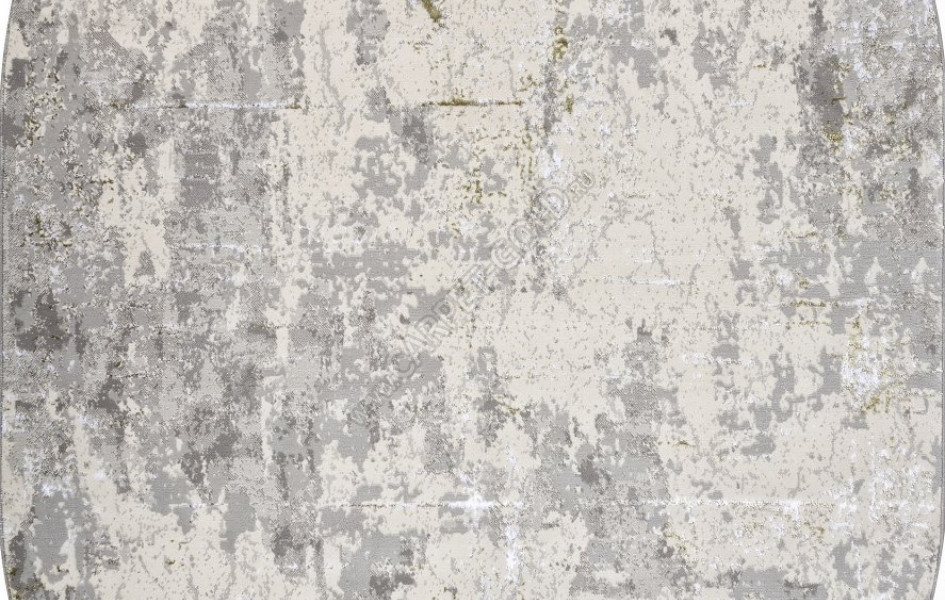 Ковер F169 - CREAM-GREEN - Овал - коллекция LIMAN