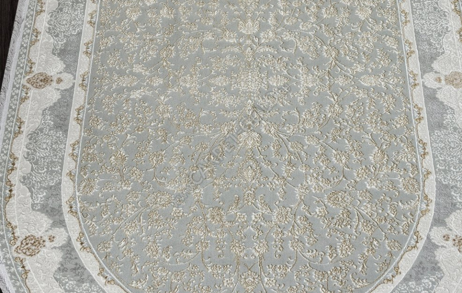 Ковер 30219Z - GREY / CREAM - Овал - коллекция SANDALI