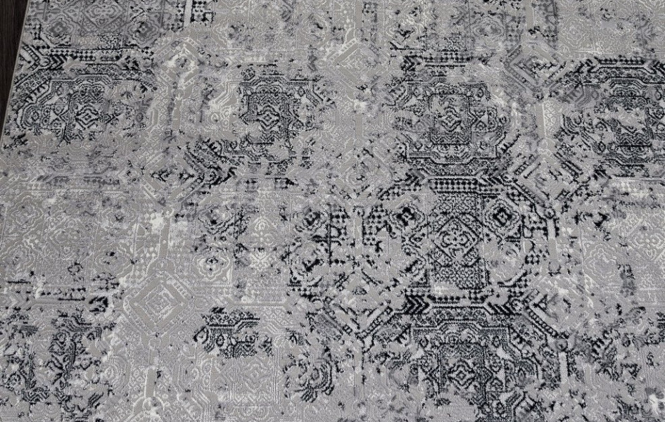 Ковер F281 - DARK GRAY - Овал - коллекция PALERMO