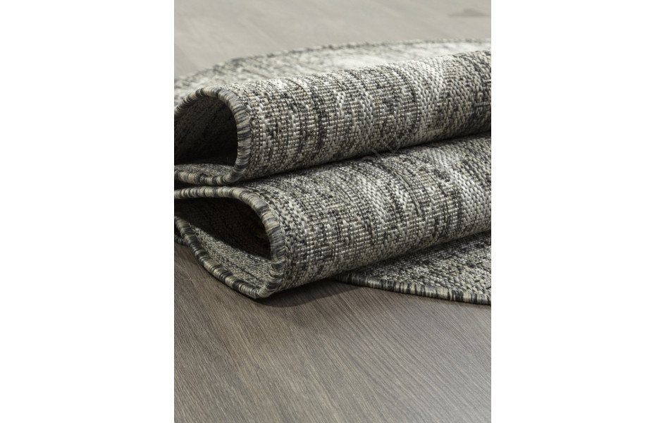 Ковер S129 - GRAY - Овал - коллекция KAIR