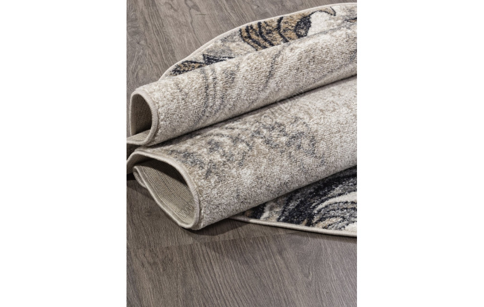 Ковер D754 - BEIGE - Овал - коллекция TORNADO