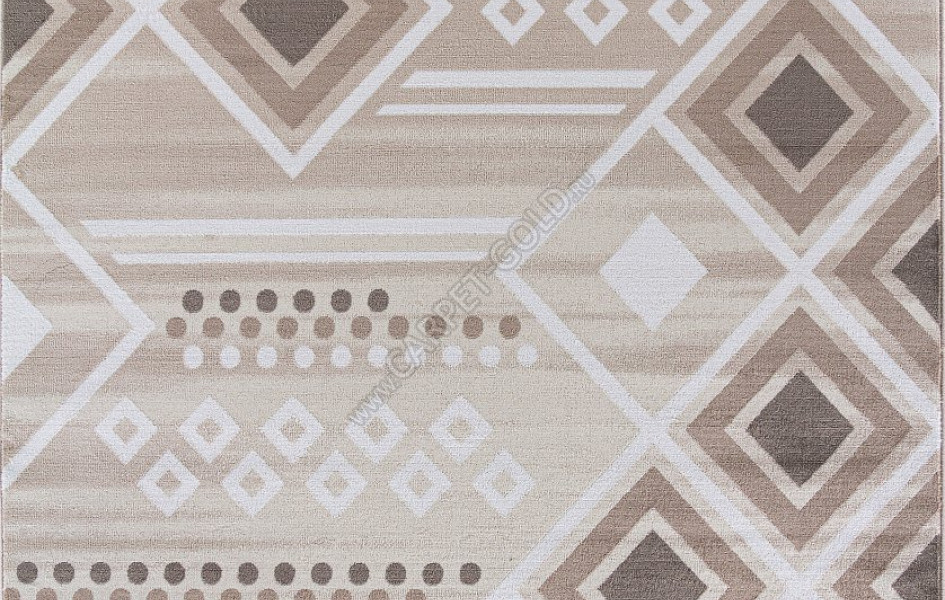Ковер MP24 - CREAM-BROWN - Прямоугольник - коллекция IRIS