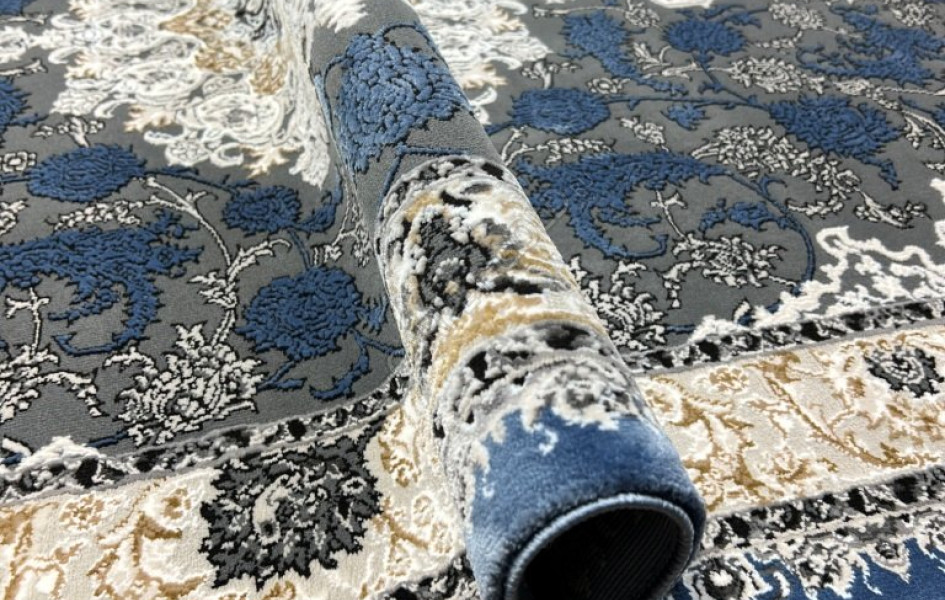 ISFAHAN 29026A BLUE-BLUE овал