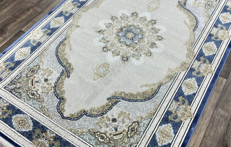 ISFAHAN 29049A L.BLUE-NAVY