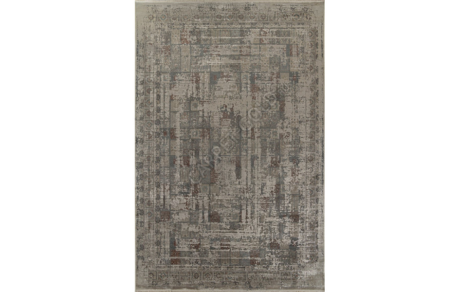 Ковер G078J2 - D.GREY / BEIGE - Прямоугольник - коллекция ROYAL